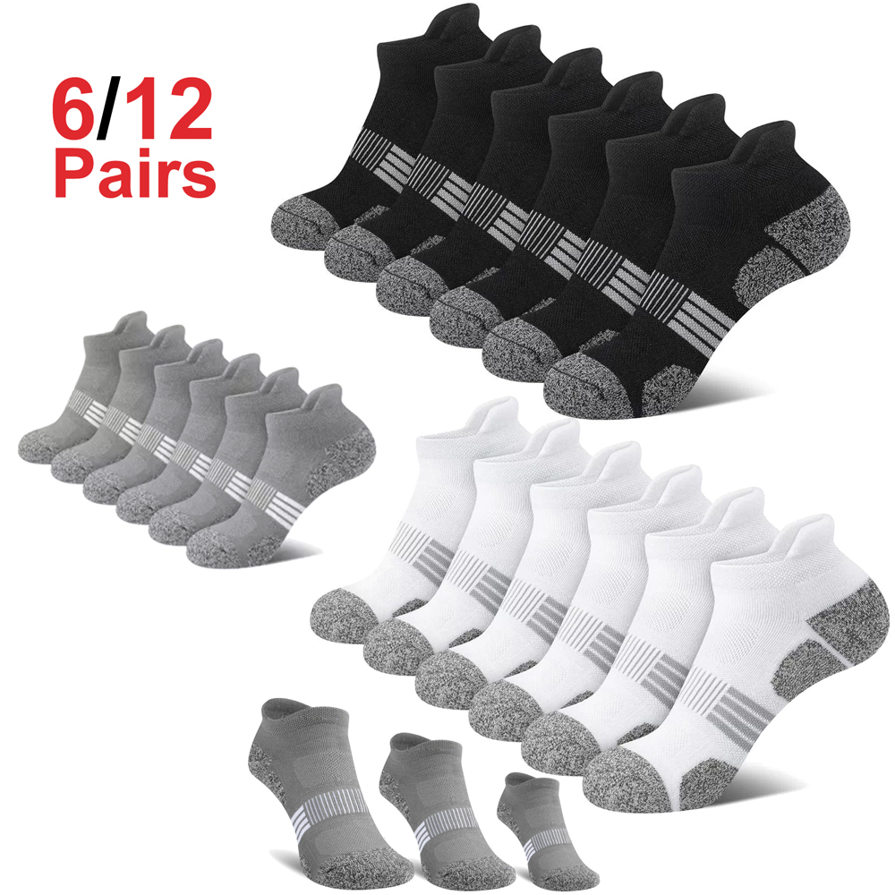 Ankle Sock Low Cut - Kaus Kaki Pendek Unisex 6/12 Pasang
