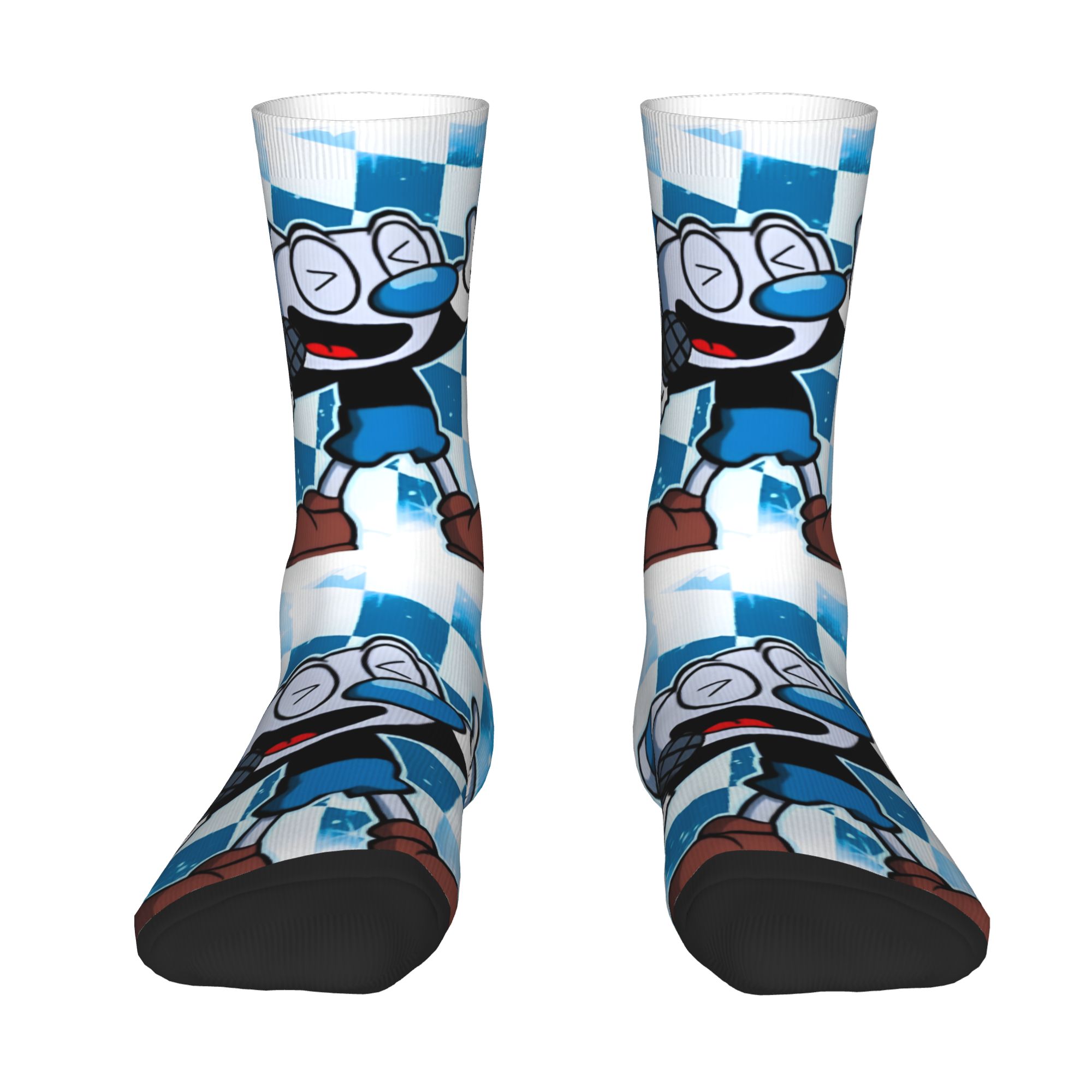 Dress Sock Men - Kaos Kaki Pria Custom Cuphead Dan