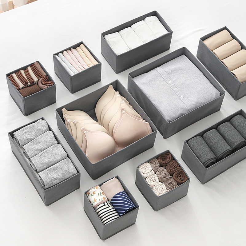 Organizer Laci Kain Non-woven  - Sock Organizer Tray ulasan dan harga