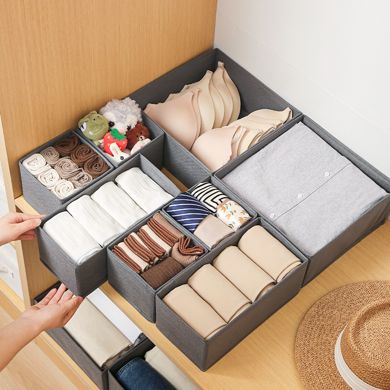 Organizer Laci Kain Non-woven  - Sock Organizer Tray ulasan dan harga