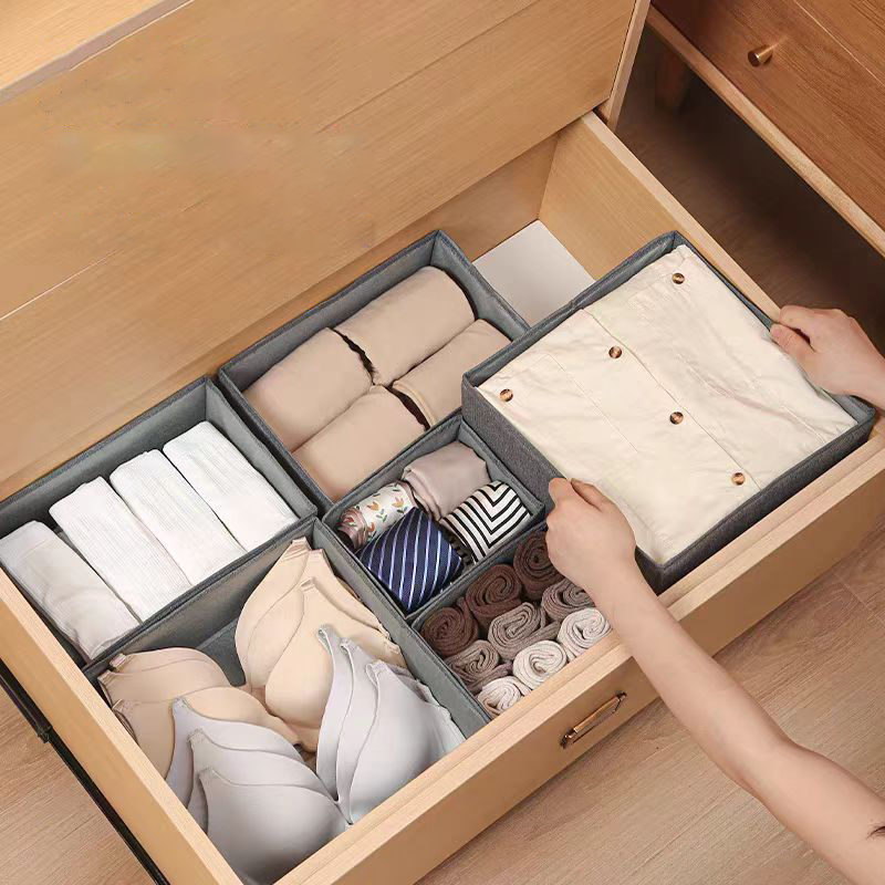 Organizer Laci Kain Non-woven  - Sock Organizer Tray ulasan dan harga