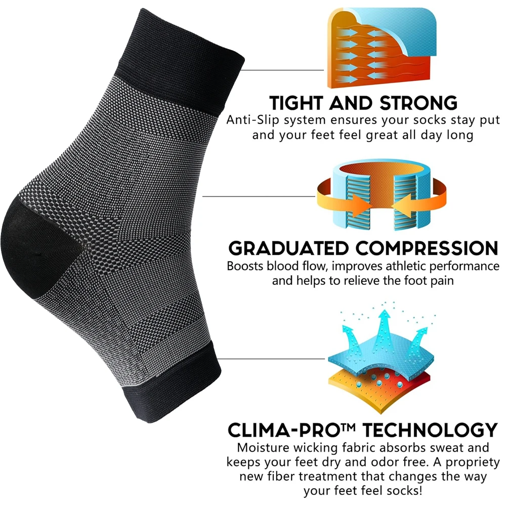 1 Pasang Kaus Kaki Kompresi Pe - Ankle Brace Sock ulasan dan harga