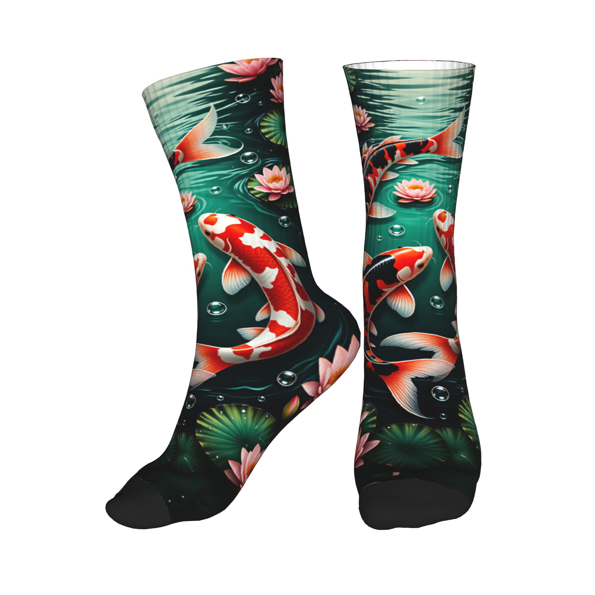 Kaus Kaki Feng Shui Three Koi  - Dress Sock Men ulasan dan harga