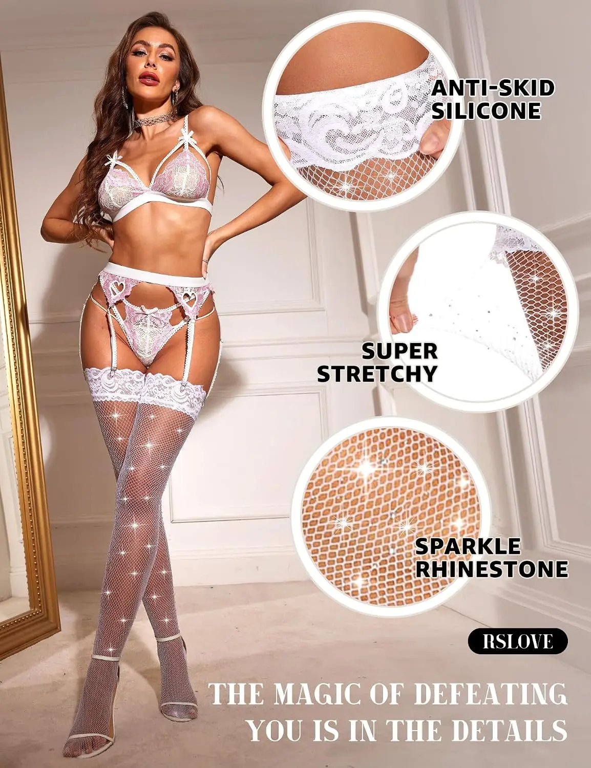 Stoking Wanita Seksi Setinggi  - Fishnet Stocking Women ulasan dan harga