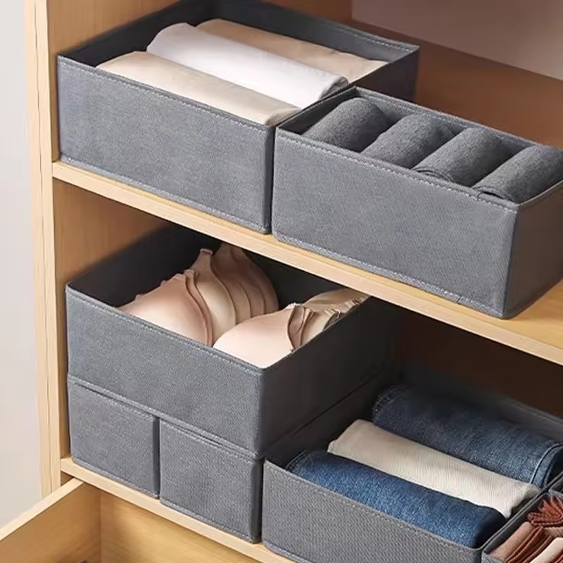 3PC Kotak Penyimpanan Pakaian  - Sock Organizer Tray ulasan dan harga