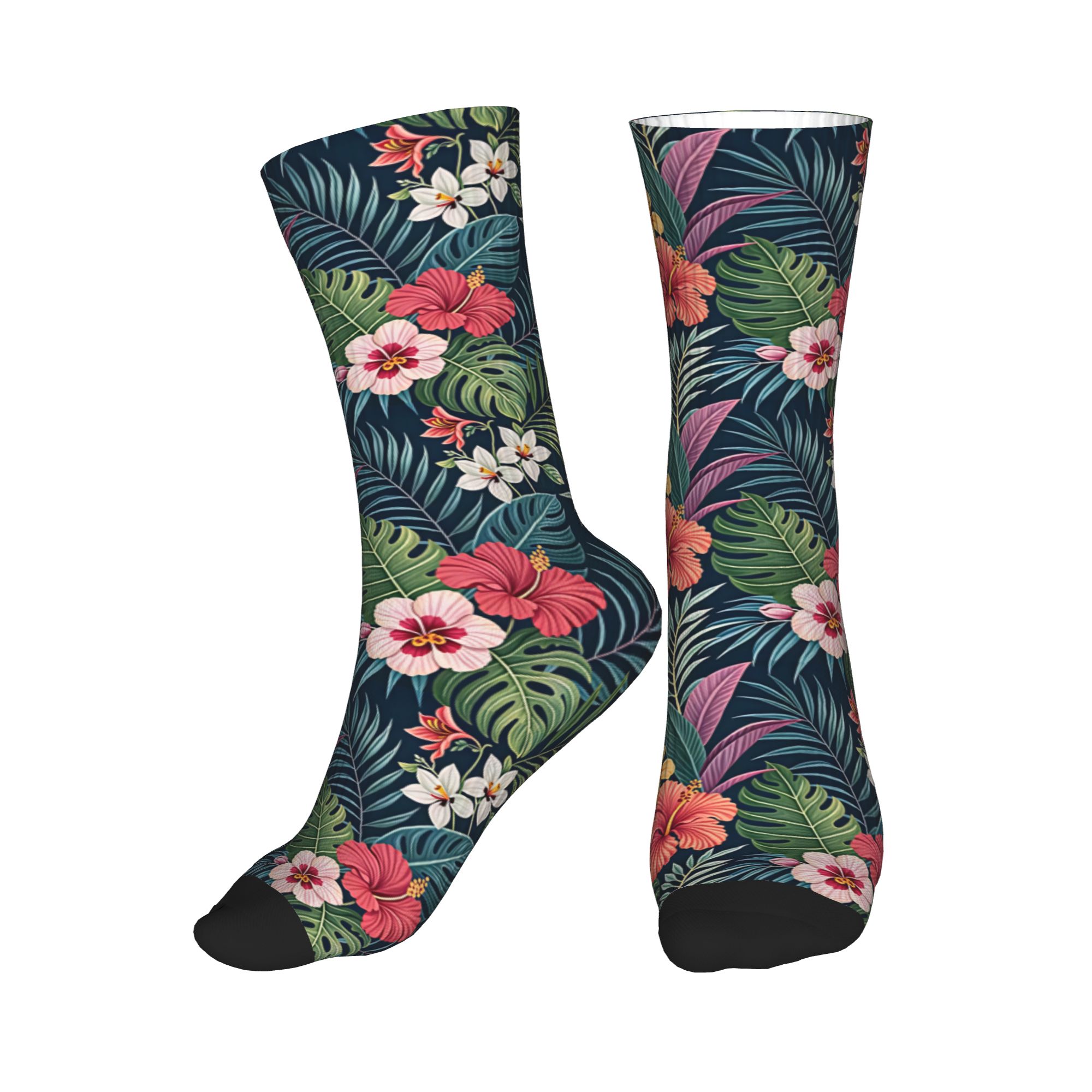 Kaus Kaki Pria Motif Bunga Hib - Dress Sock Men ulasan dan harga
